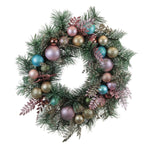 24" Touch of Whimsy Pastel Wreath | Soft &amp; Elegant Holiday Decor - Napa Valley Wildflower Co.