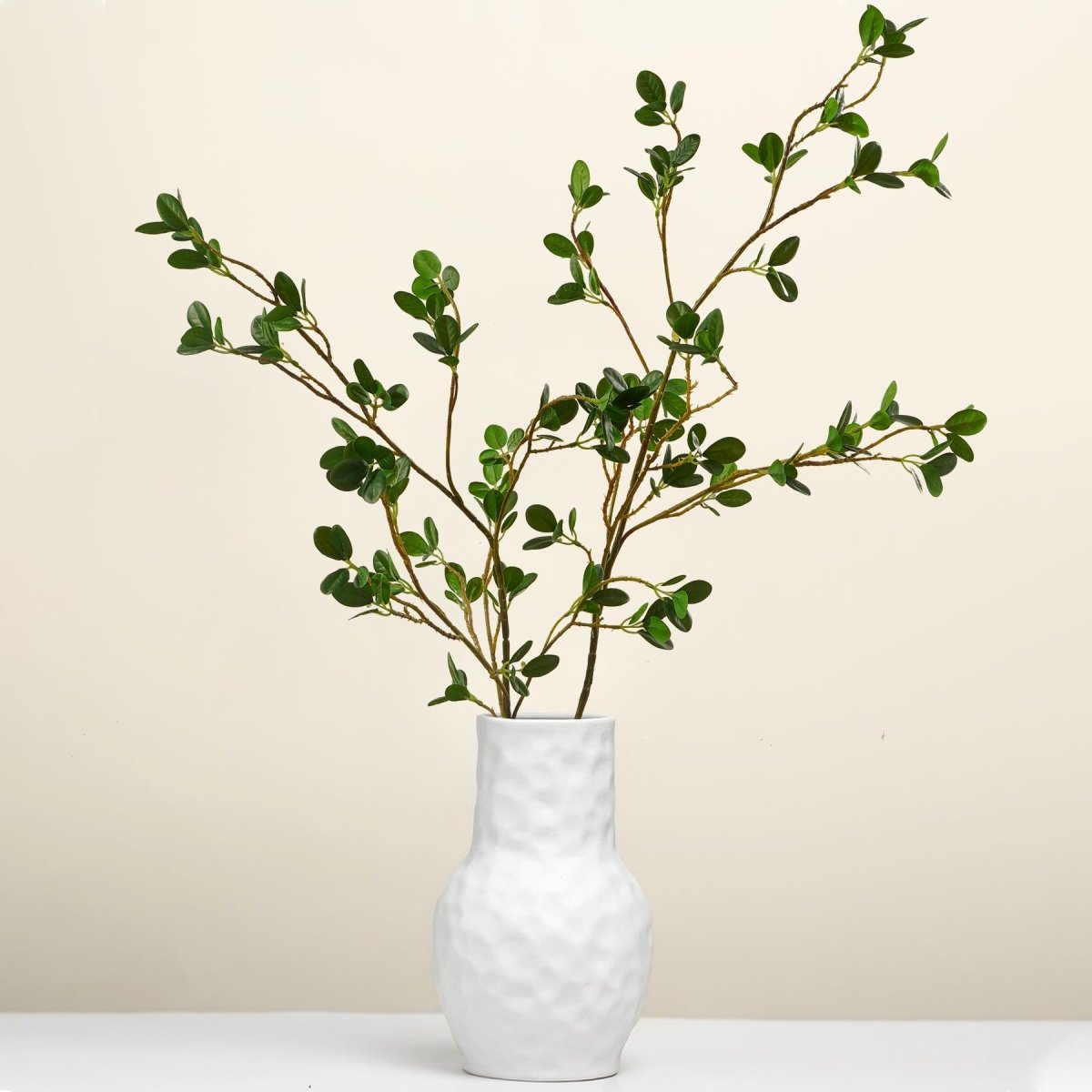 32'' Faux Green Leaf Branch - Napa Valley Wildflower Co.