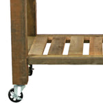 5in Galvanized Casters - Swivel with Brakes - Napa Valley Wildflower Co.