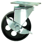 5in Galvanized Casters - Swivel with Brakes - Napa Valley Wildflower Co.
