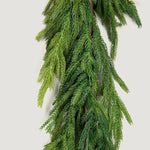 60'' Lush Natural Touch Norfolk Pine Garland - A Christmas Masterpiece - Napa Valley Wildflower Co.