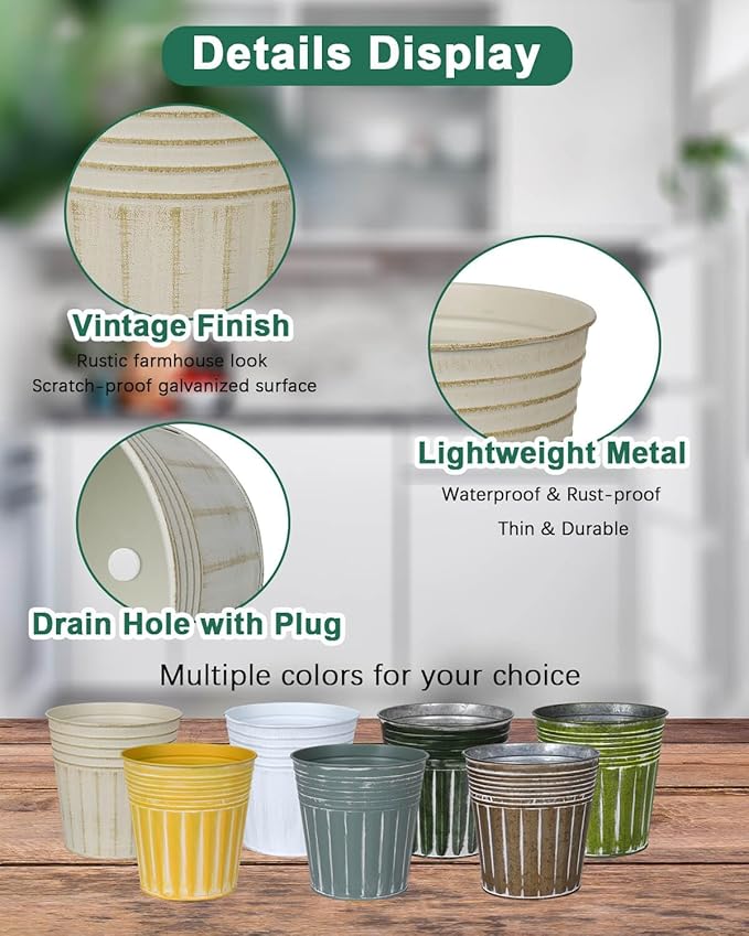 Metal pots with features highlighted on a wooden surface