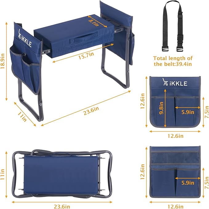Nakkle product with dimensions and strap details on a white background