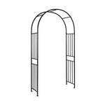 7.2 Ft Garden Arch Trellis – Metal Climbing Plant Arbor for Outdoor Décor - Napa Valley Wildflower Co.