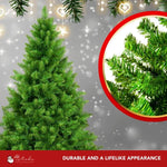 7.5 FT Commercial Grade Green PVC Artificial Christmas Tree - Napa Valley Wildflower Co.