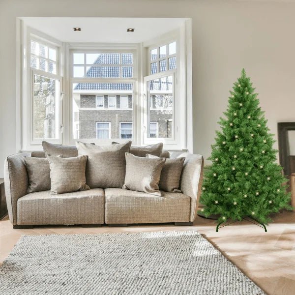 7.5 FT Commercial Grade Green PVC Artificial Christmas Tree - Napa Valley Wildflower Co.