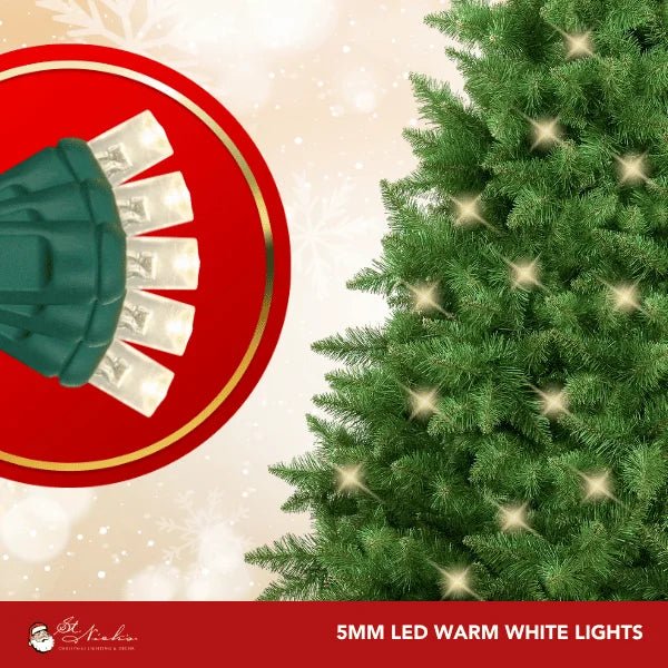 7.5 FT Commercial Grade Green PVC Artificial Christmas Tree - Napa Valley Wildflower Co.