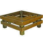 Wooden pallet on a white background