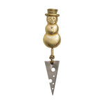 Aluminum Cheese Knife with Snowman Handle - Napa Valley Wildflower Co.
