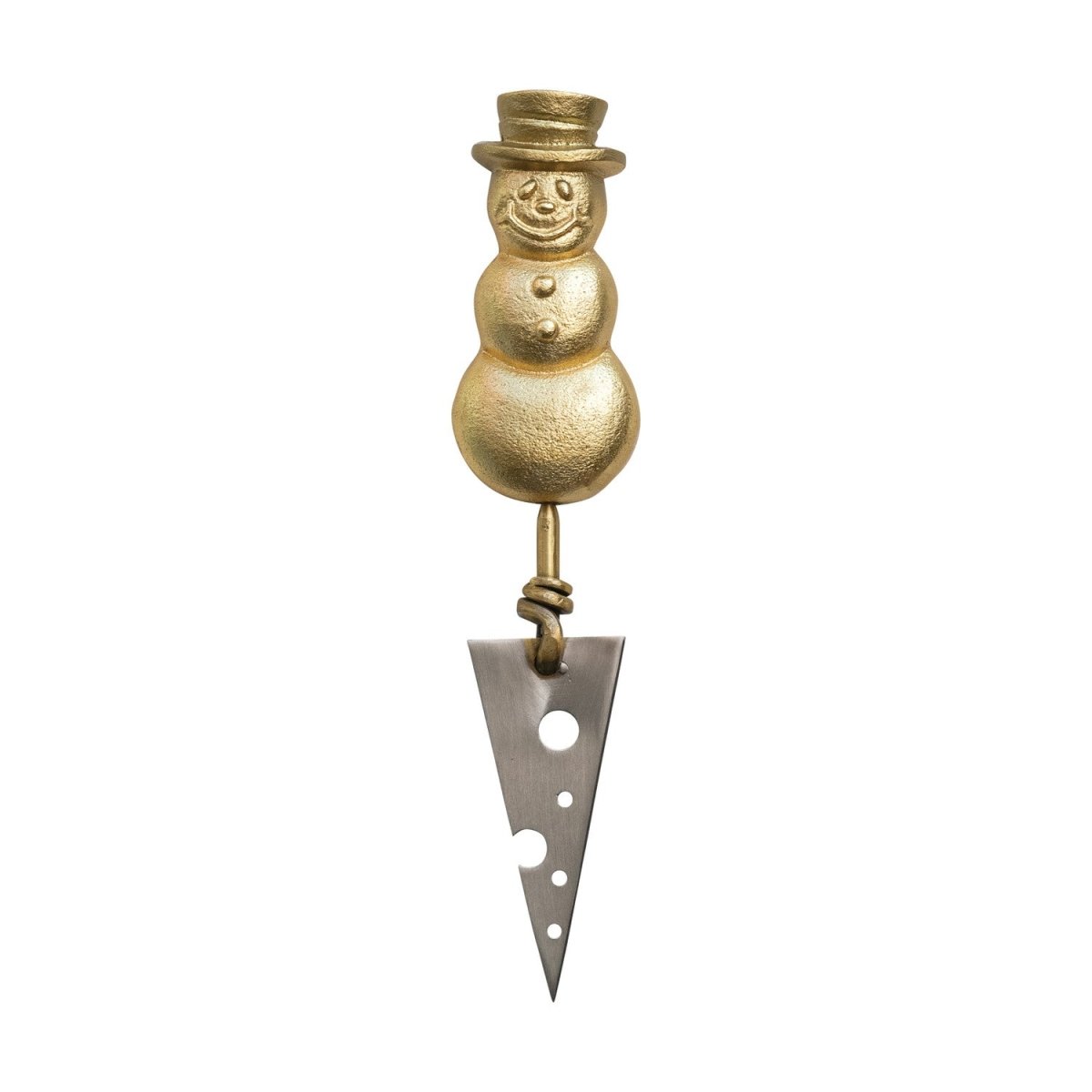 Aluminum Cheese Knife with Snowman Handle - Napa Valley Wildflower Co.