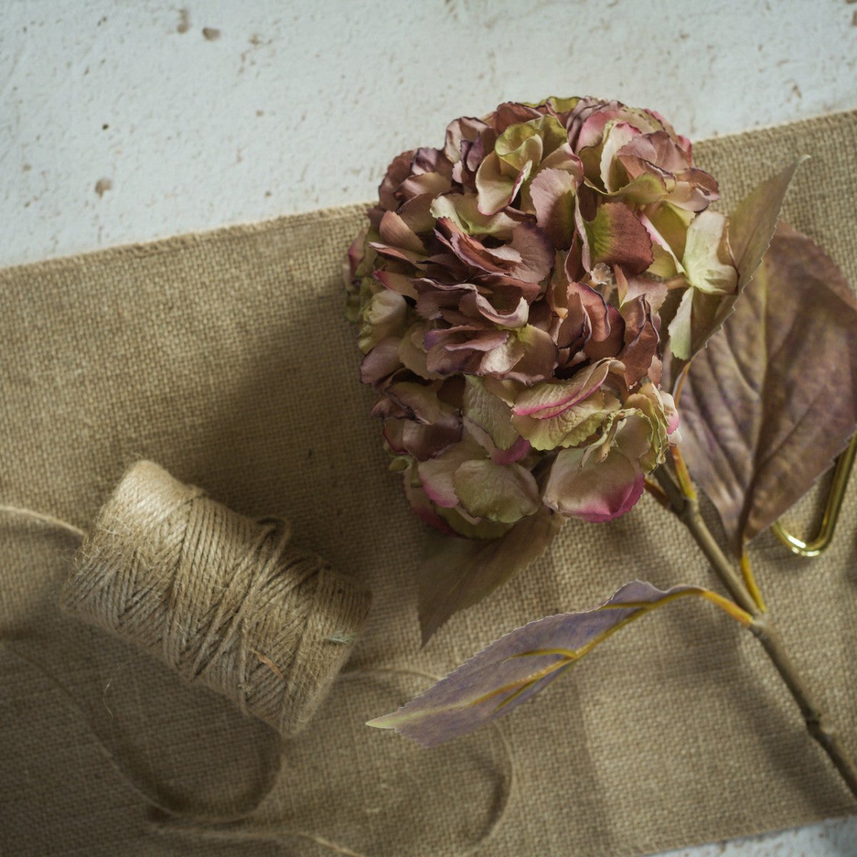 Antique Mauve Fall Hydrangea Spray - Napa Valley Wildflower Co.