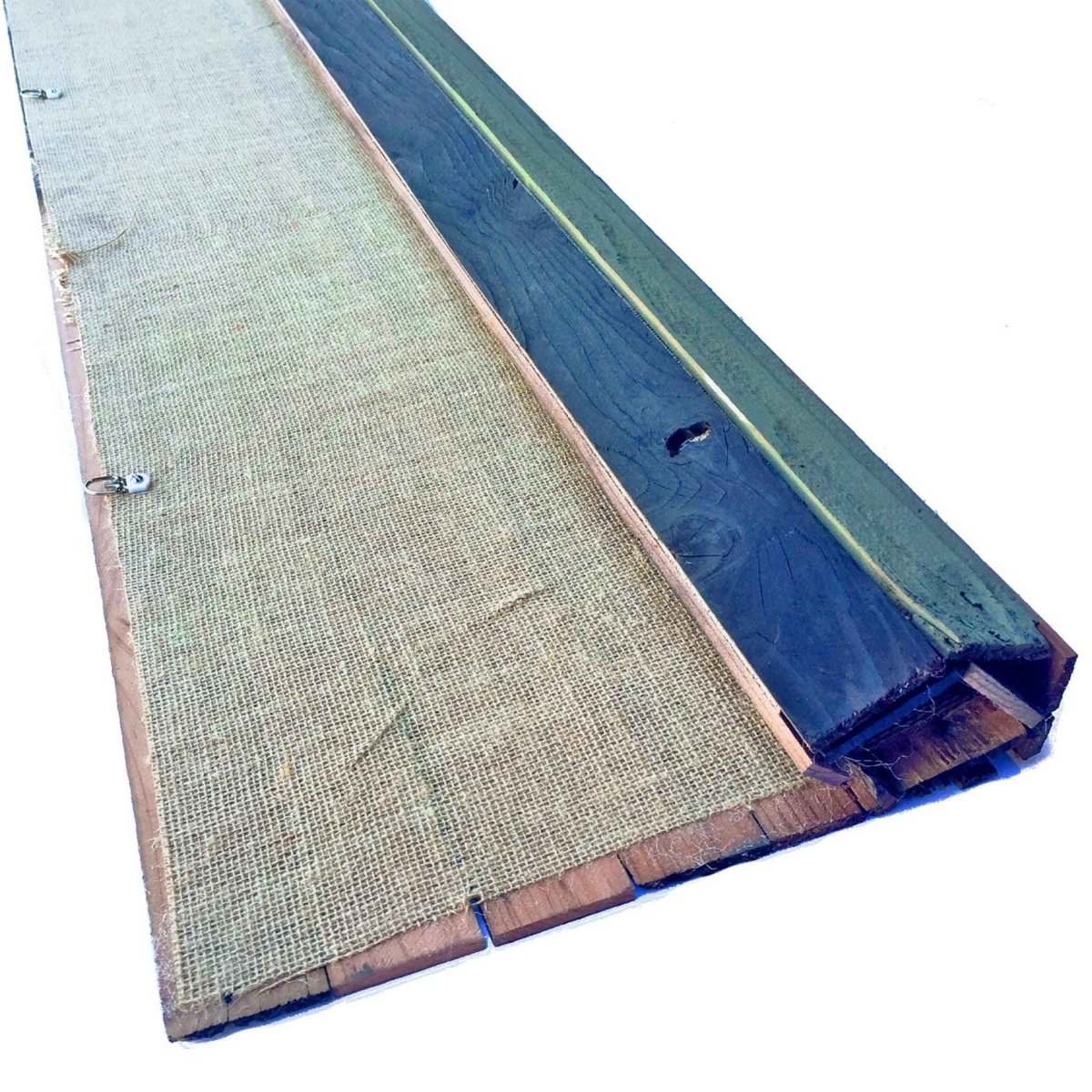 Army Handmade Green & Black Redwood American Flag - Napa Valley Wildflower Co.