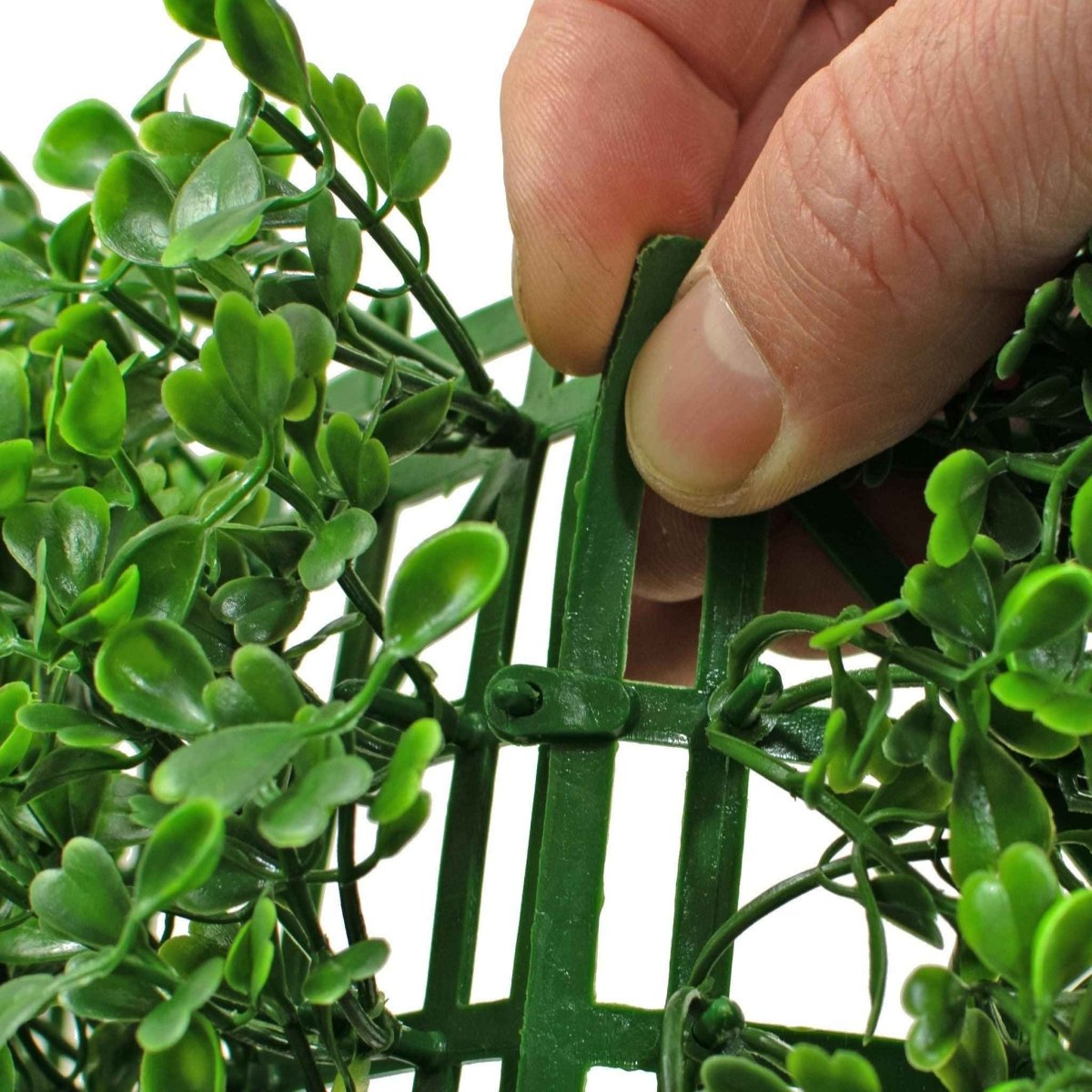 Artificial Boxwood Wall Panels – 8 Sq Ft UV - Resistant Greenery Privacy Hedge (3 Pack) - Napa Valley Wildflower Co.