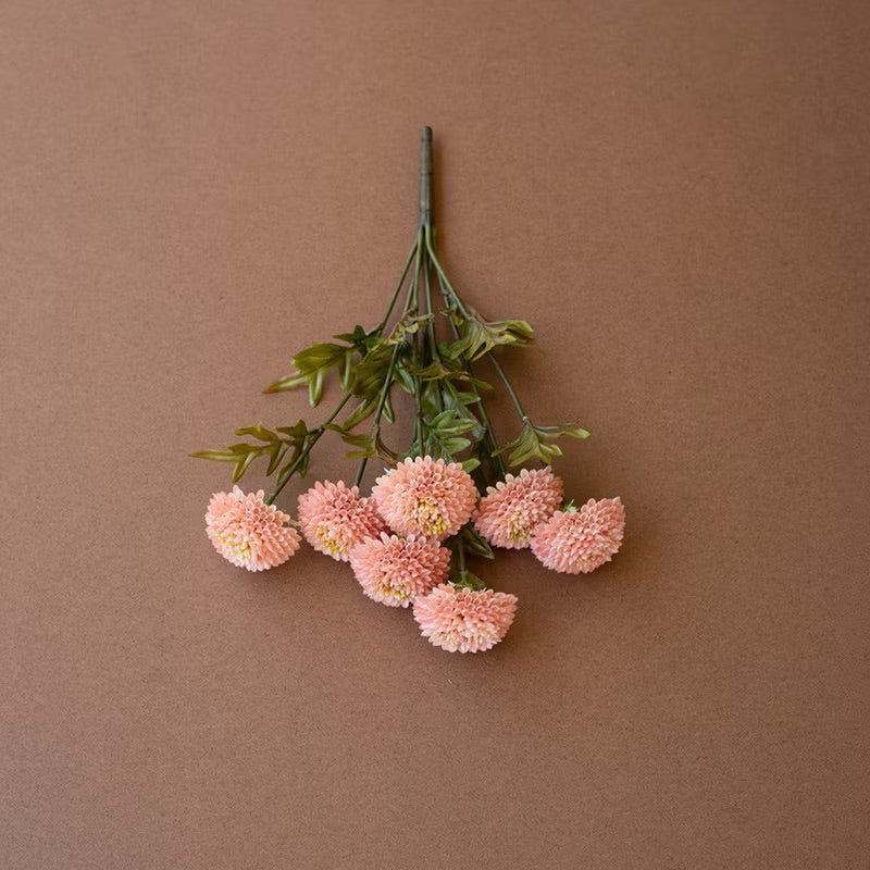 Artificial Light Pink Ball Dahlia Bundle - Napa Valley Wildflower Co.