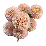 Artificial Light Pink Ball Dahlia Bundle - Napa Valley Wildflower Co.