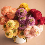 Artificial Mustard Ball Dahlia Bundle - Napa Valley Wildflower Co.