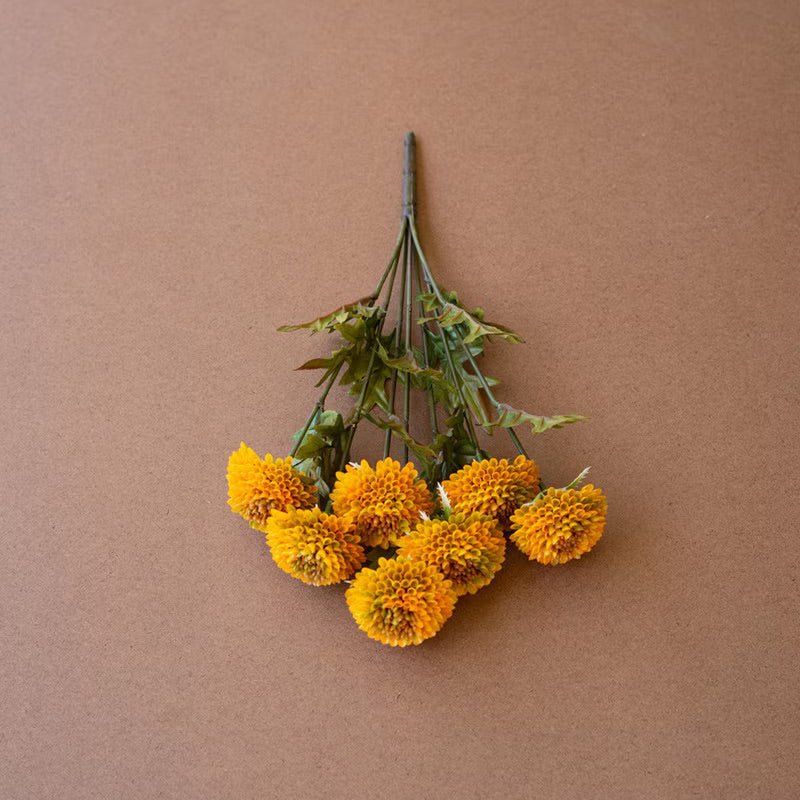 Artificial Mustard Ball Dahlia Bundle - Napa Valley Wildflower Co.