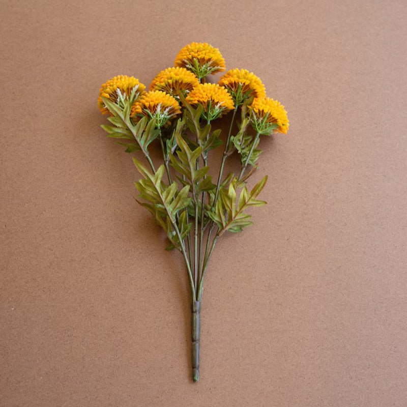 Artificial Mustard Ball Dahlia Bundle - Napa Valley Wildflower Co.