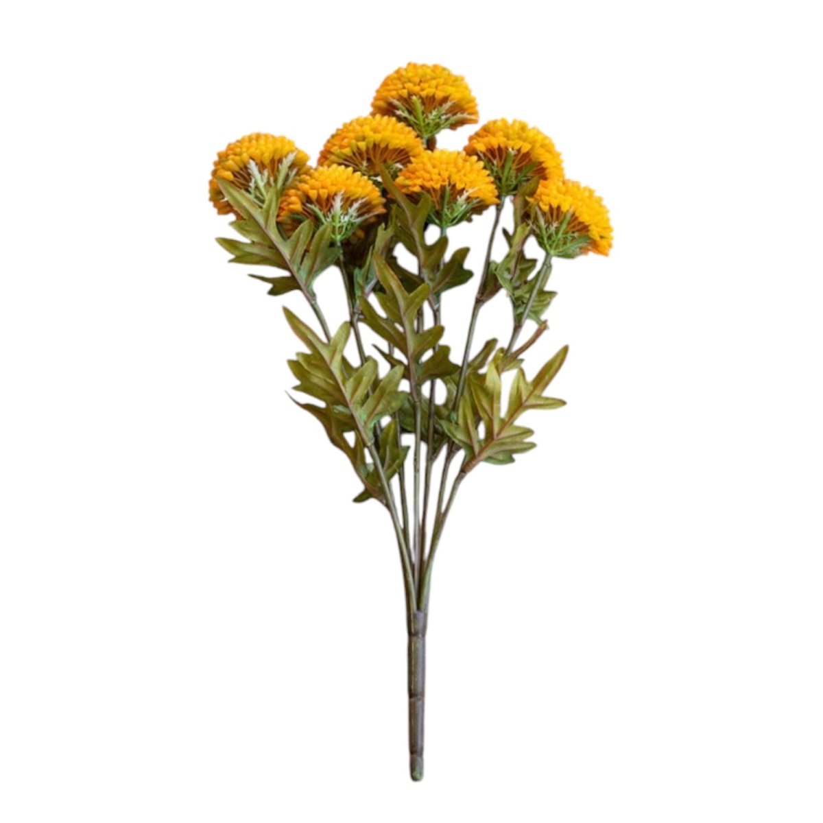 Artificial Mustard Ball Dahlia Bundle - Napa Valley Wildflower Co.