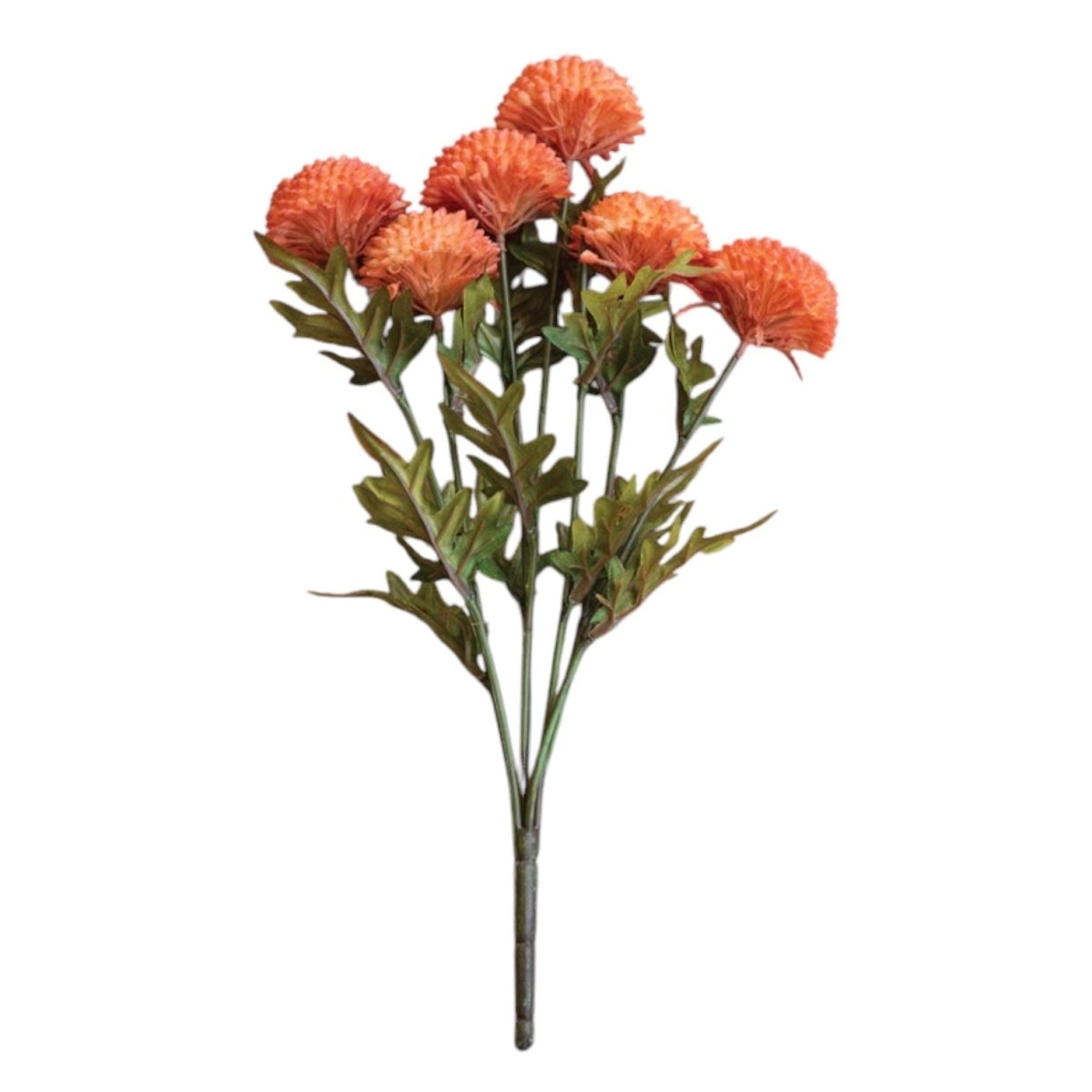 Artificial Orange Ball Dahlia Bundle - Napa Valley Wildflower Co.