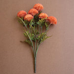 Artificial Orange Ball Dahlia Bundle - Napa Valley Wildflower Co.