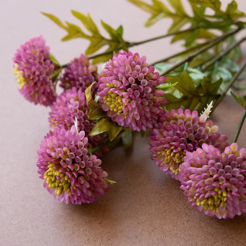 Artificial Purple Ball Dahlia Bundle - Napa Valley Wildflower Co.