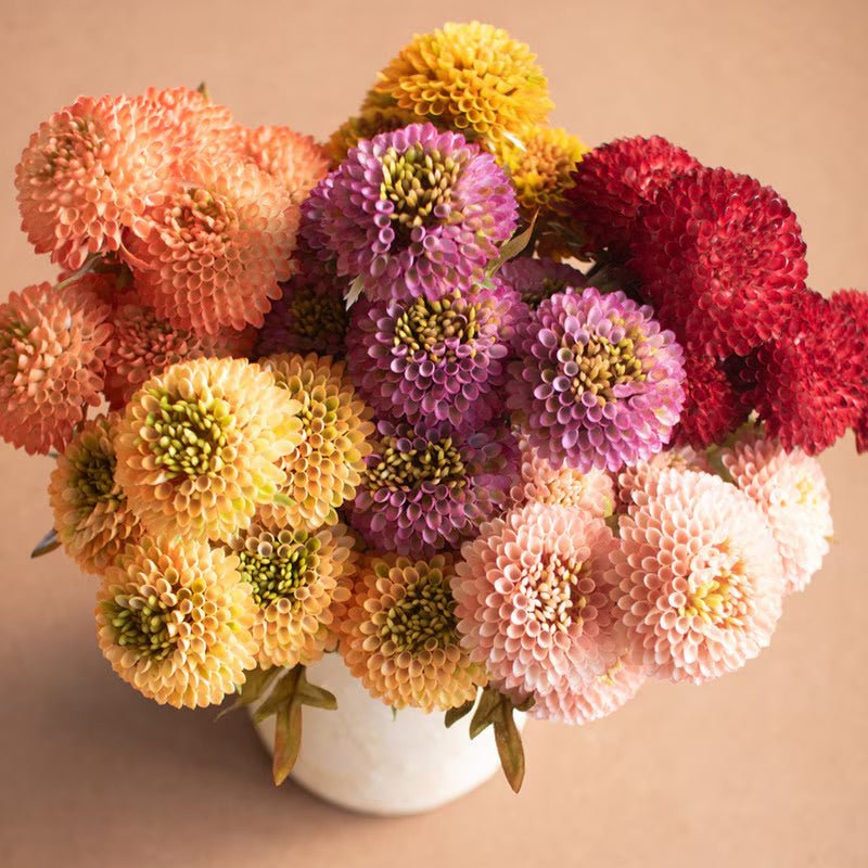 Artificial Purple Ball Dahlia Bundle - Napa Valley Wildflower Co.