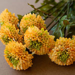Artificial Yellow Ball Dahlia Bundle - Napa Valley Wildflower Co.