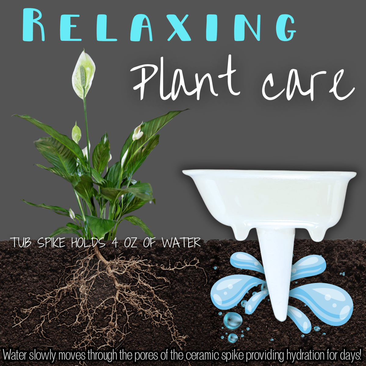 Bathtub Watering Spike - Napa Valley Wildflower Co.