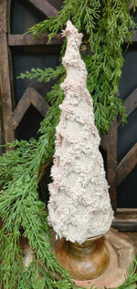 Beige Fuzzy Cone Trees - Napa Valley Wildflower Co.
