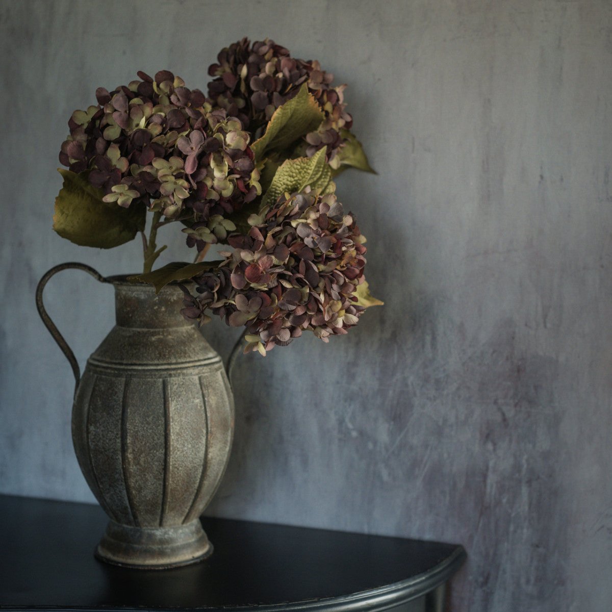 Beige & Purple Hydrangea Spray - Napa Valley Wildflower Co.