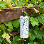 Bloom Punched Metal Solar Lantern – Classic White - Napa Valley Wildflower Co.