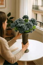 Blue Hydrangea Cluster Stem - Napa Valley Wildflower Co.
