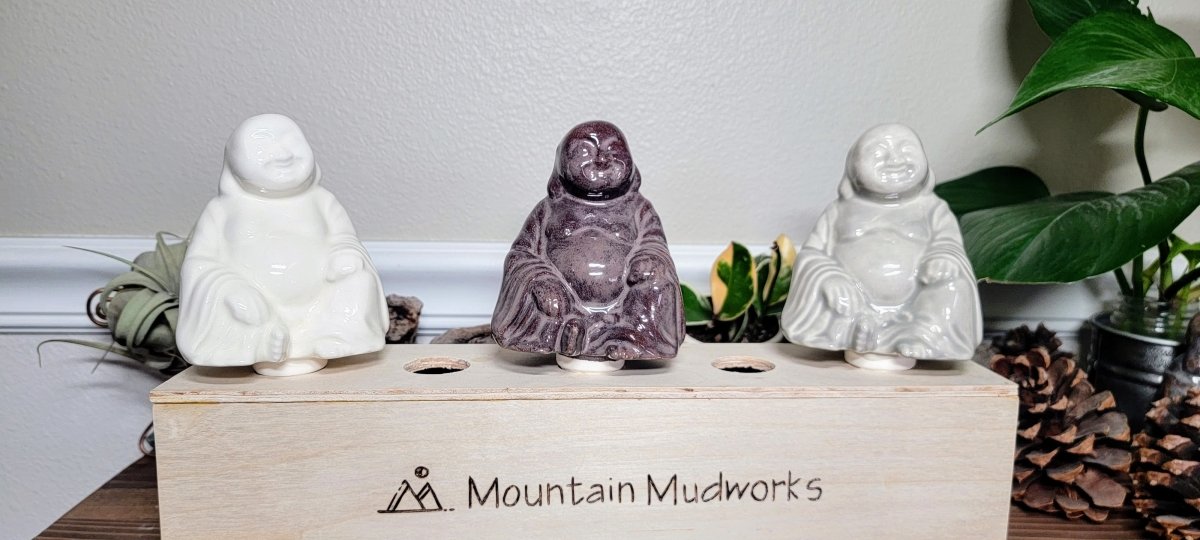 Buddha Ceramic Watering Spike - Napa Valley Wildflower Co.