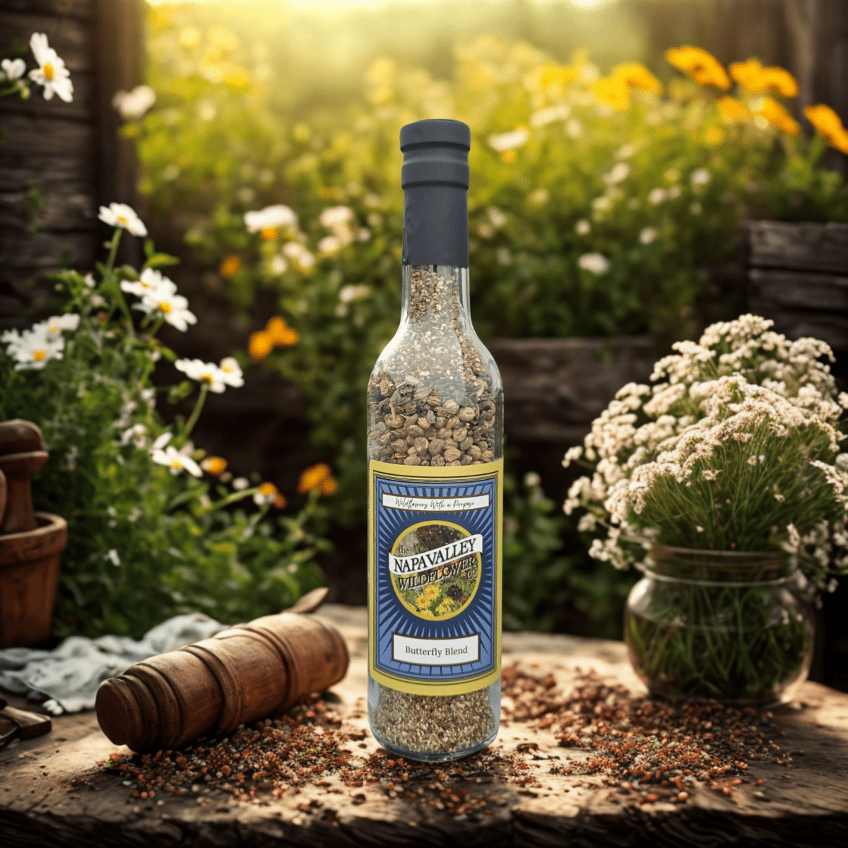 Butterfly Wildflower Seed Blend 375ml - Napa Valley Wildflower Co.
