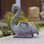 Charming Flamingo Flower Solar Light Ornament - Napa Valley Wildflower Co.