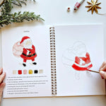 Christmas Watercolor Workbook | Festive Creative Guide - Napa Valley Wildflower Co.