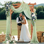 Classic Garden Arbor Arch with Lattice Trellis – Outdoor Pergola for Climbing Plants & Wedding Decor - Napa Valley Wildflower Co.