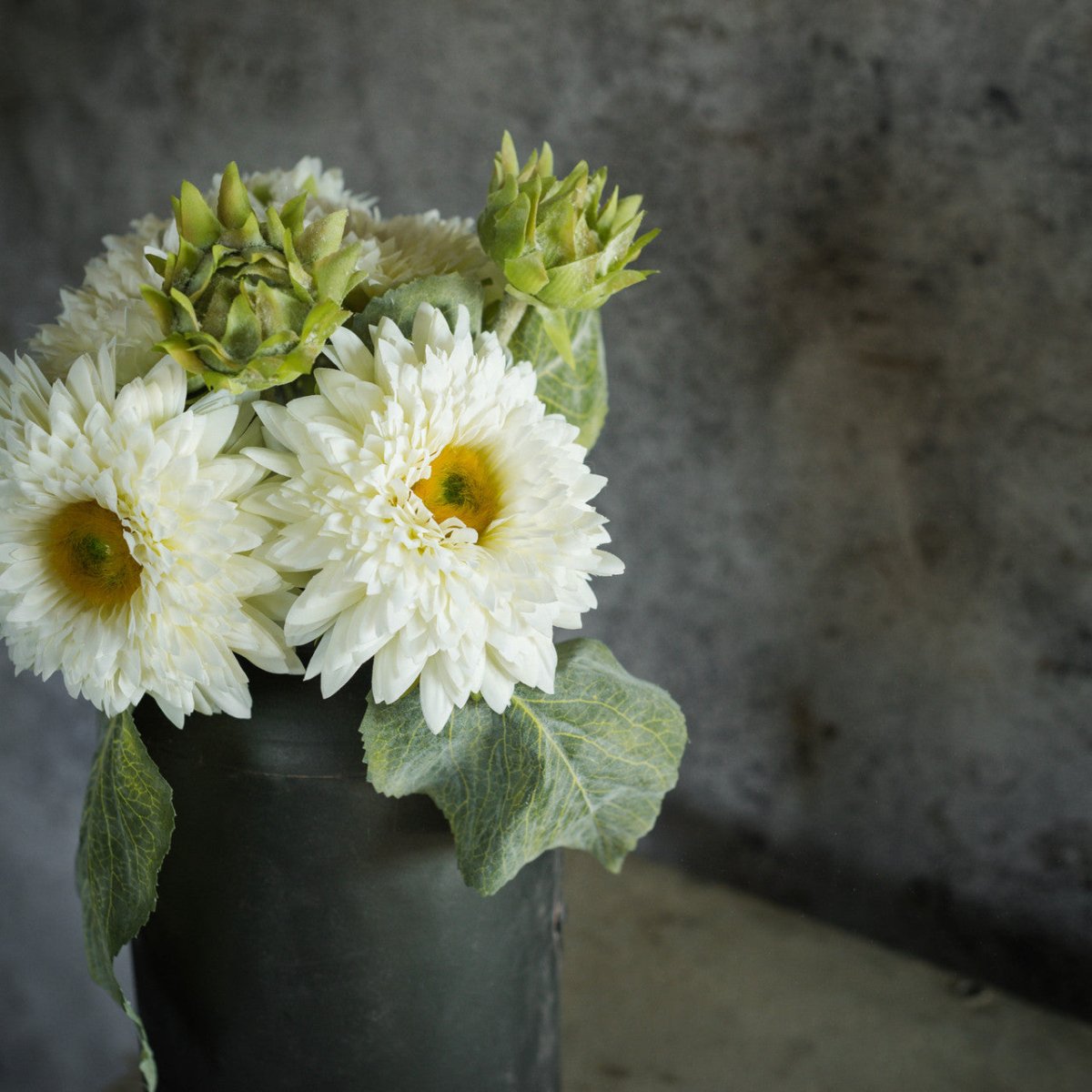 Cream Gerbera Daisy Bouquet - Napa Valley Wildflower Co.