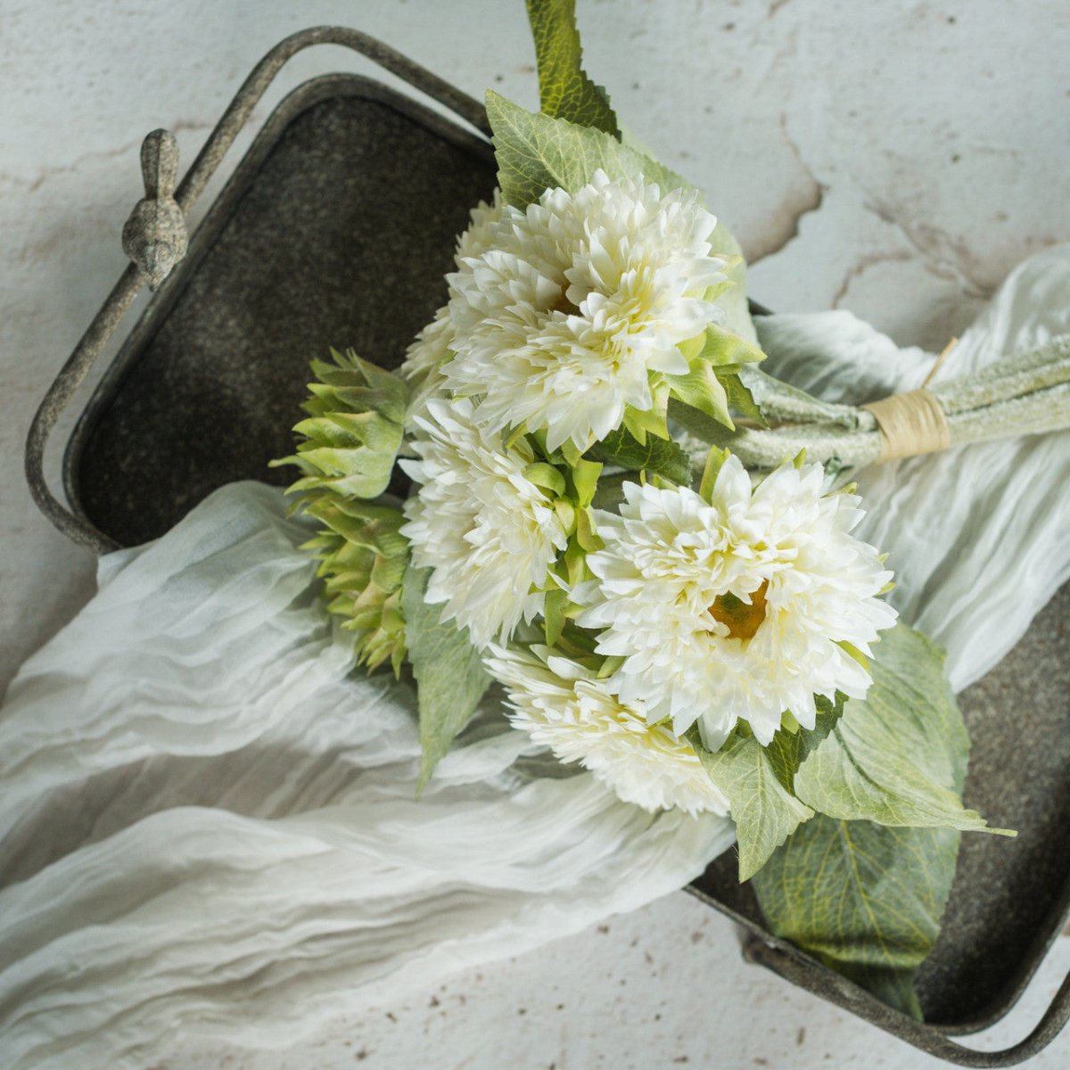 Cream Gerbera Daisy Bouquet - Napa Valley Wildflower Co.