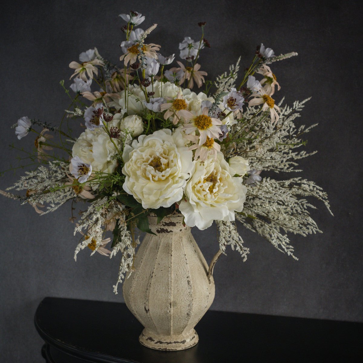 Cream Peony Stem Spray - Napa Valley Wildflower Co.