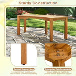 Curved Acacia Wood Outdoor Bench – 2 - Person Garden Bench (Modular Design) - Napa Valley Wildflower Co.