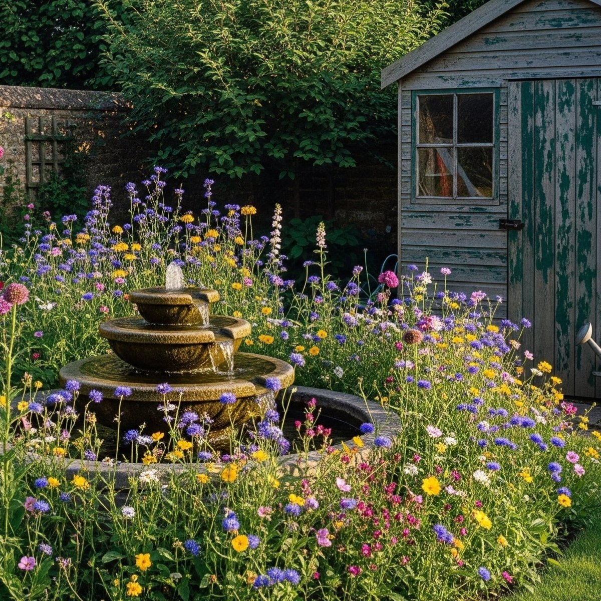 Deluxe Mixed Garden Wildflower Seed Blend 4 - oz. Tin - Napa Valley Wildflower Co.