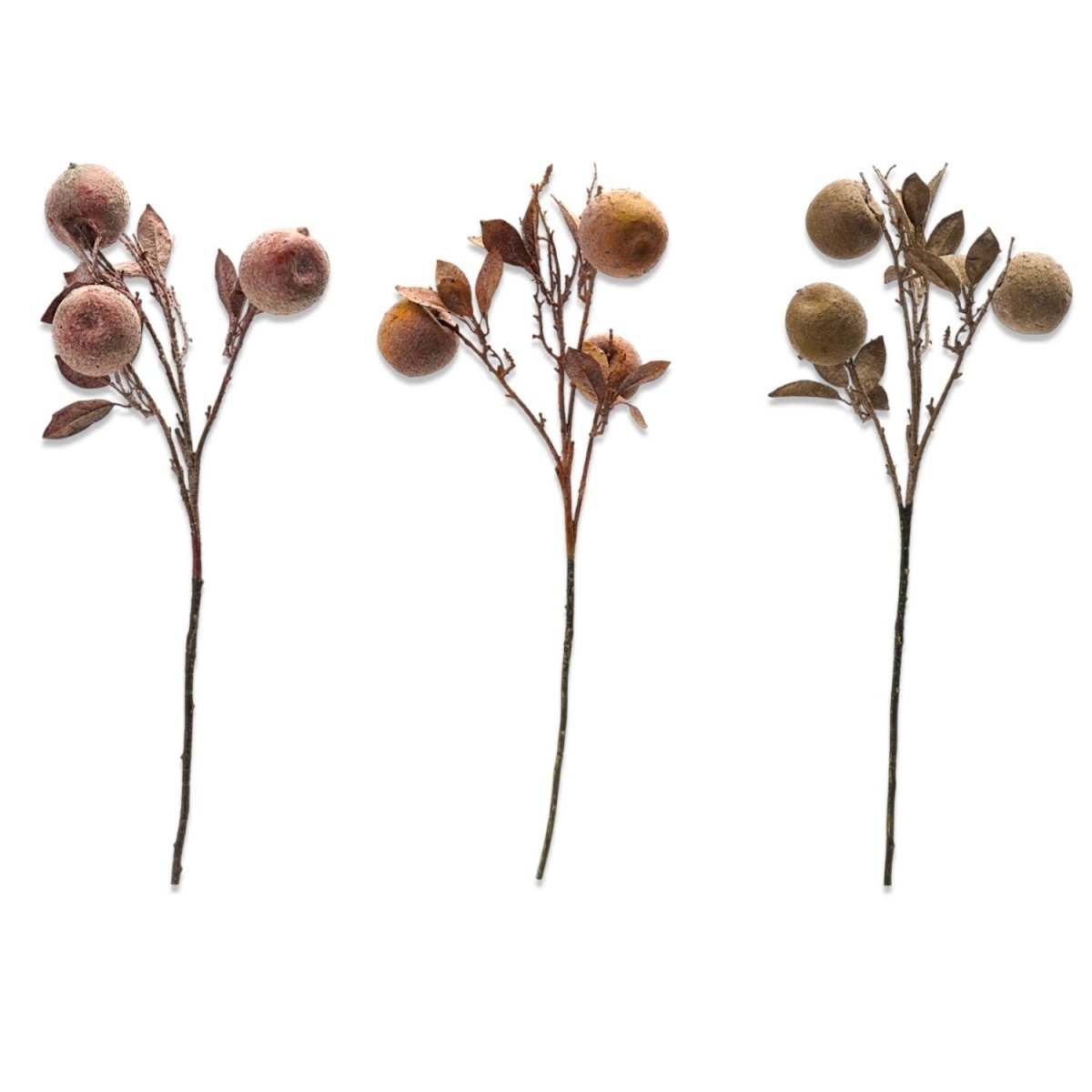 Distressed Faux Crab Apple Stems | 3 Colors - Napa Valley Wildflower Co.