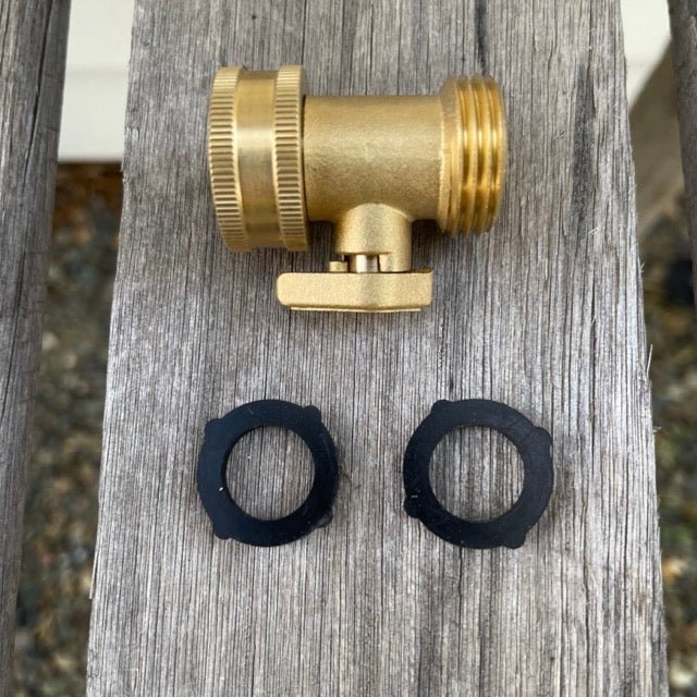 Durable Brass Garden Hose Shutoff Valve - Napa Valley Wildflower Co.