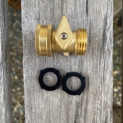 Durable Brass Garden Hose Shutoff Valve - Napa Valley Wildflower Co.