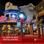 Elegant Pre - Decorated Christmas Wreath - Red, White &amp; Silver - Napa Valley Wildflower Co.