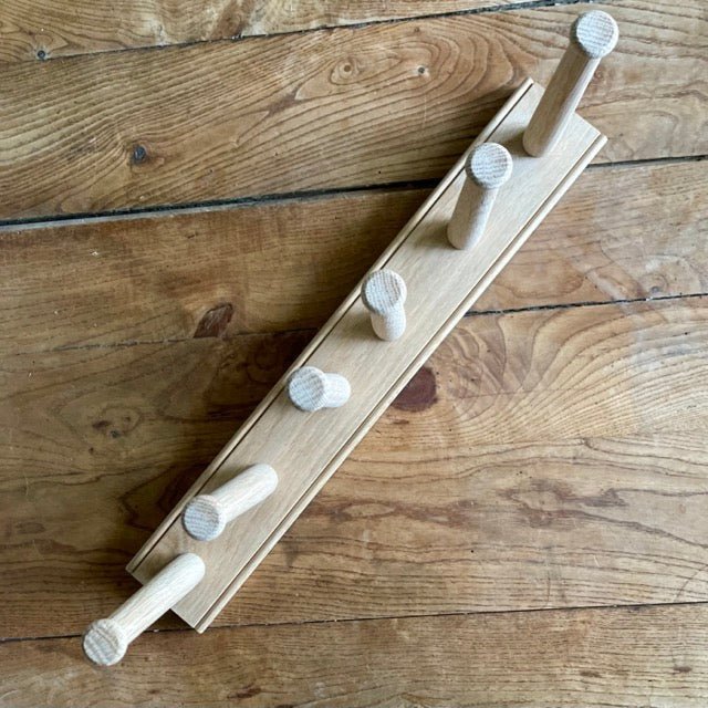English Wellington Boot Rack - White Oak 2 Pair - Napa Valley Wildflower Co.