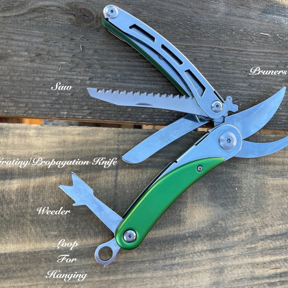 Engraved Gardener's Multi - Tool Gift Box - Tool, Case and Sharpener - Napa Valley Wildflower Co.
