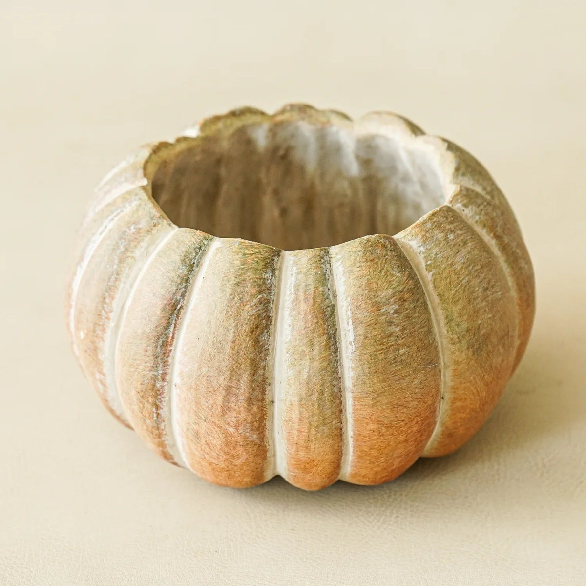 Fall Ombre Cement Pumpkin Planters | 3 Sizes - Napa Valley Wildflower Co.